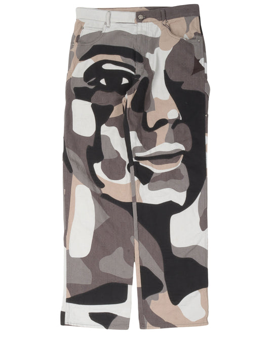 Kidsuper Patchworked Portrait Jeans