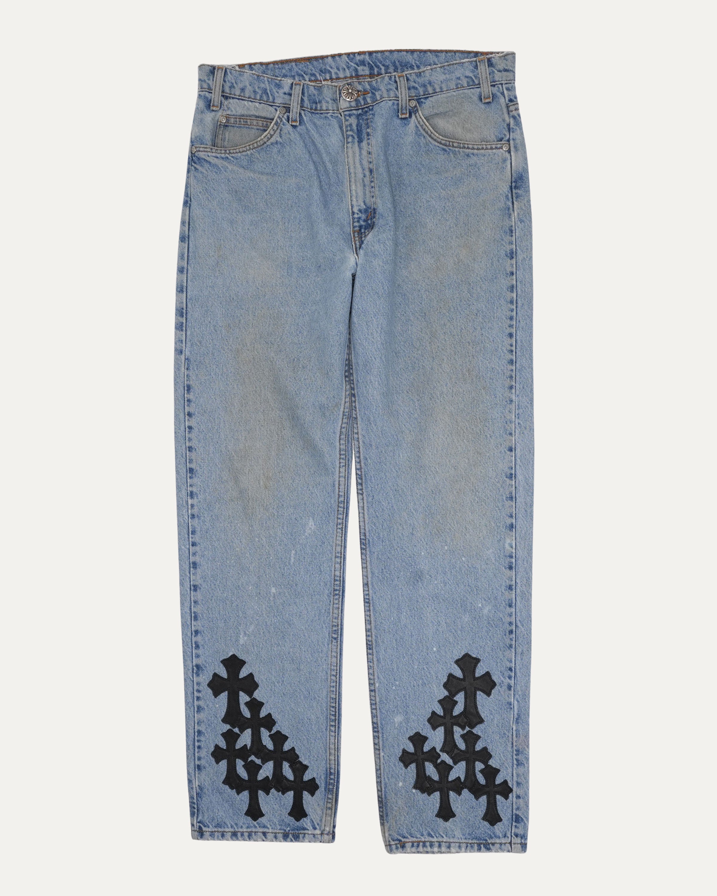Chrome Hearts Levi's 505 Cross Patch Jeans – Justin Reed