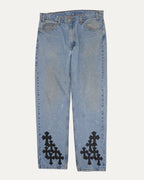 Levi's 505 Cross Patch Jeans