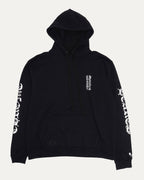 Metallic Vertical Logo Hoodie