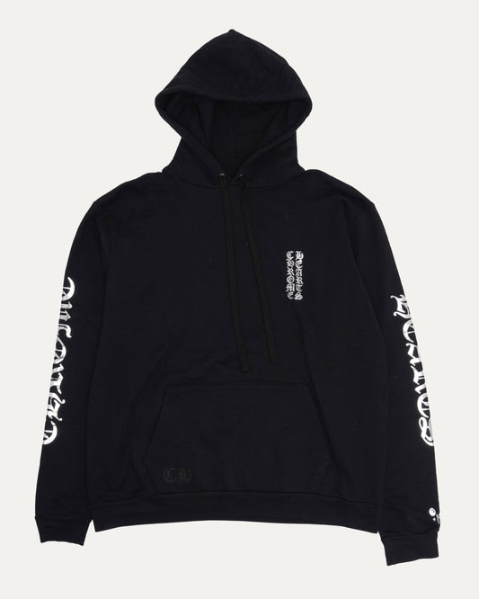 Metallic Vertical Logo Hoodie