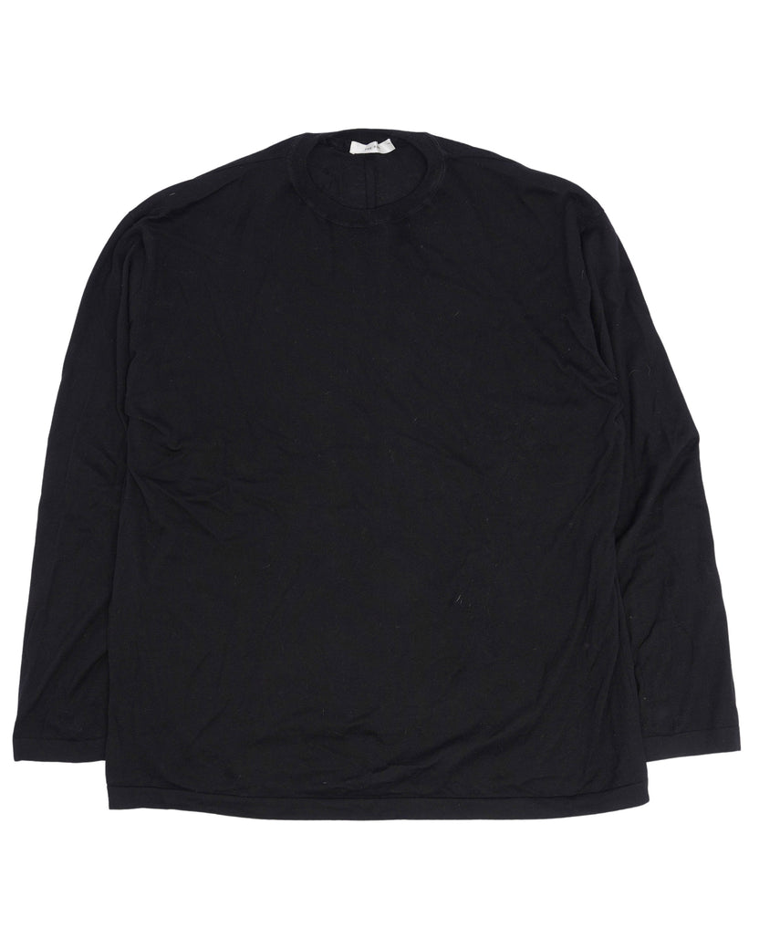 Cashmere Blend Long Sleeve T-Shirt