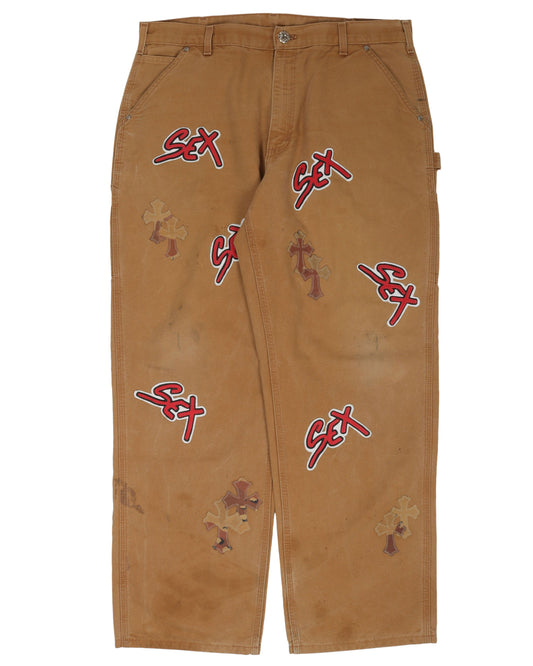 Matty Boy Sex Records Cross Patch Carhartt Carpenter Pants