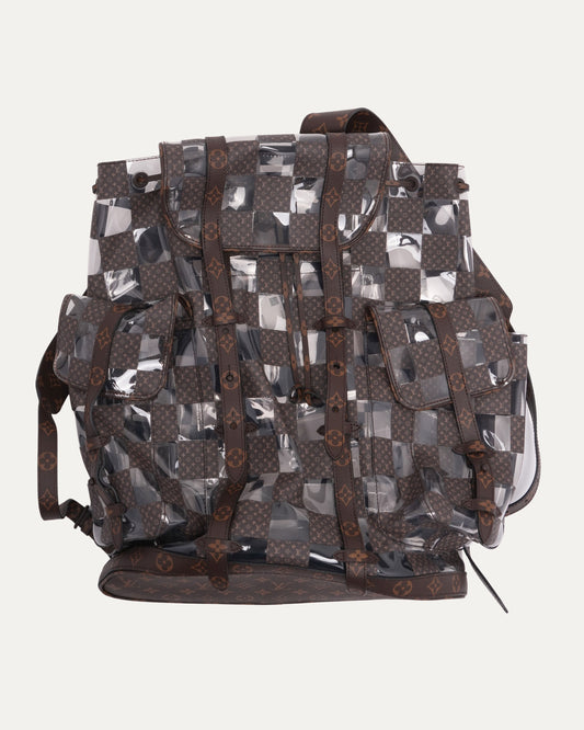 PVC Damier Monogram Christopher Backpack