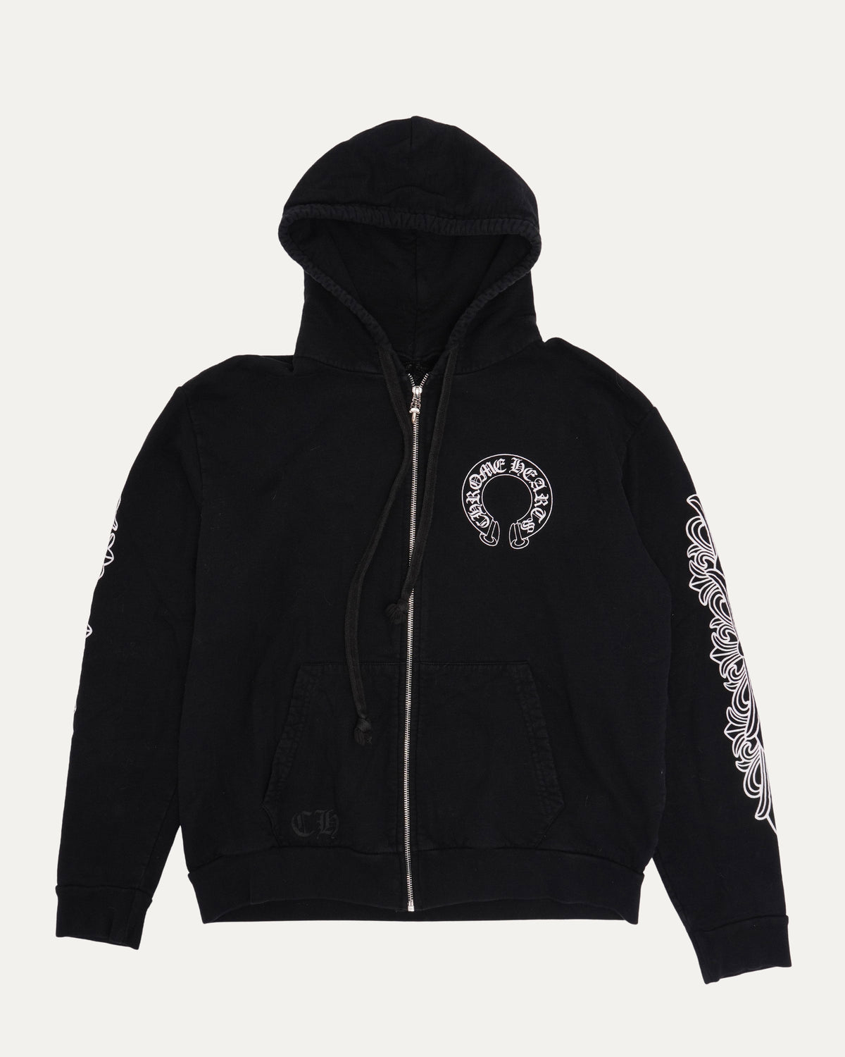 Horseshoe Logo Zip Up Hoodie
