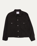 Wool-Blend Chalk Stripe Jacket