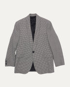 Houndstooth Shawl Collar Suit