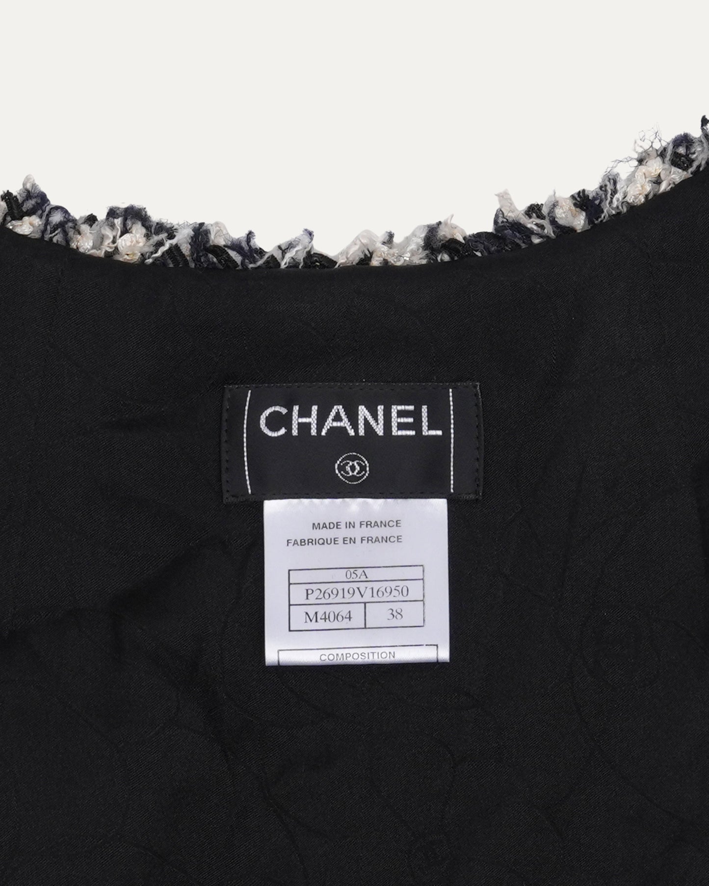 FW 2005 Tweed Vest with Leather Detail