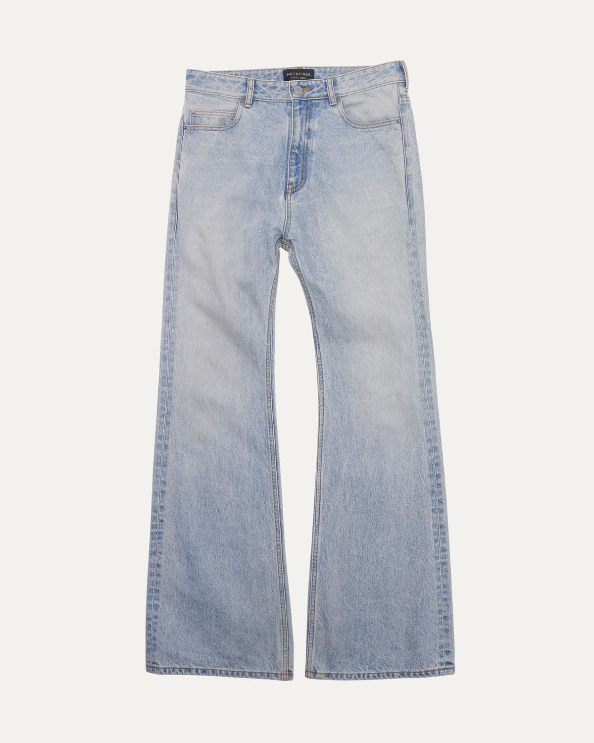 Light Wash Flared Jeans