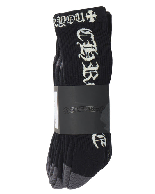 Script Logo Socks (3 Pack)