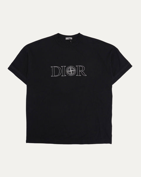 ⭐︎Christian Dior ラインストーン Tシャツ⭐︎ Dior Stone Island Embroidered T-Shirt – Justin Reed