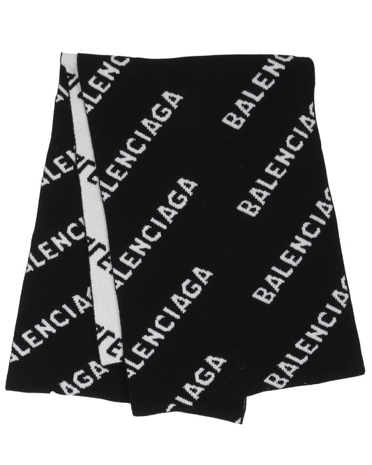 Repeating Logo Scarf