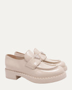 Chocolate Patent Leather Loafers