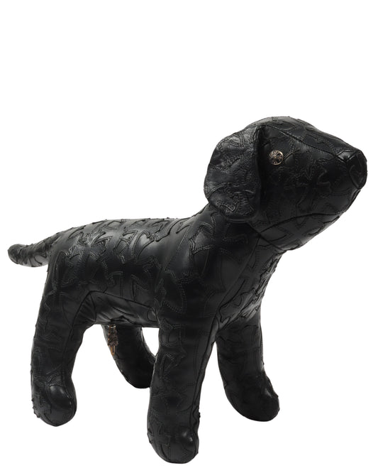 Leather Cross Patch Dog