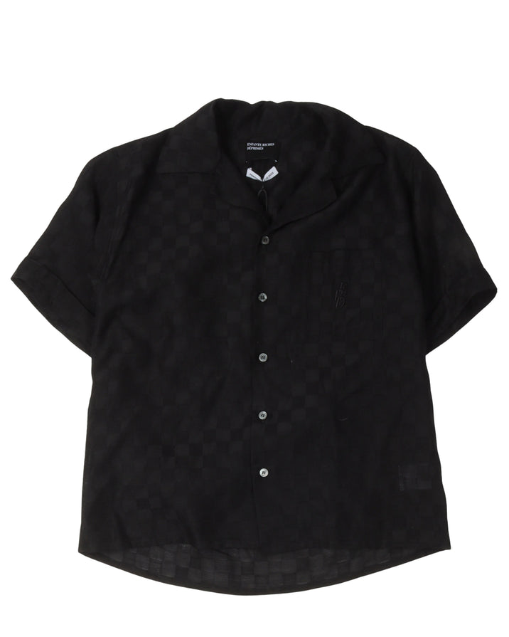 Embroidered Checkered Shirt