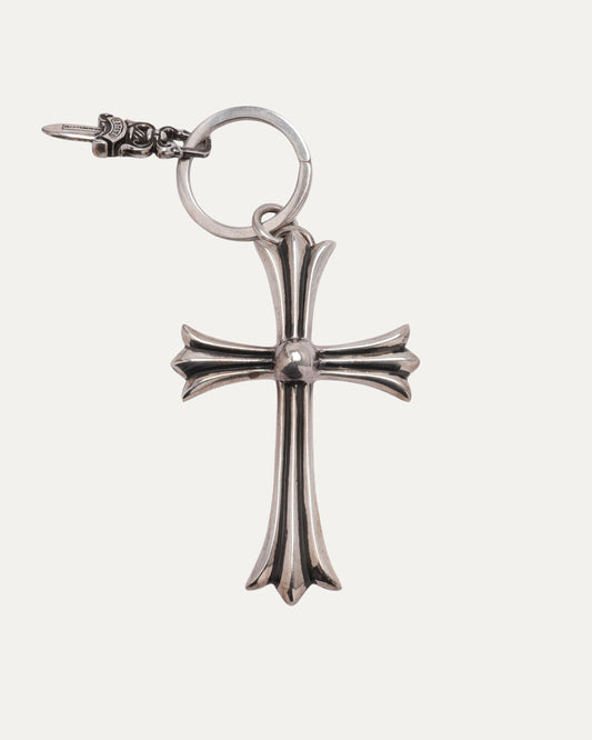 Large Cross and Dagger Keychain
