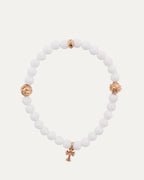 22k Gold Cross Bead Bracelet