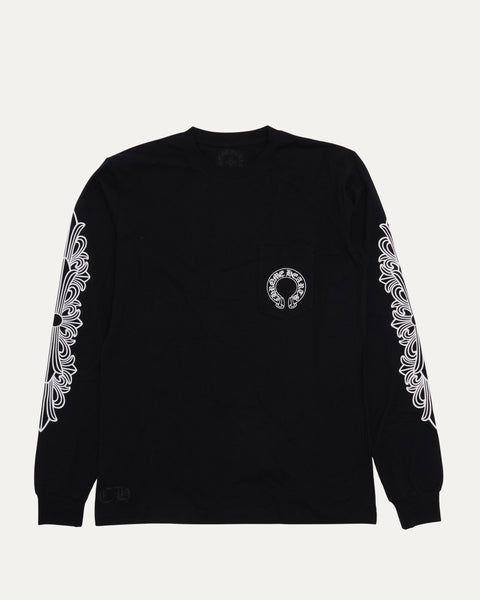Chrome Hearts Horseshoe Logo Long Sleeve T-Shirt – Justin Reed