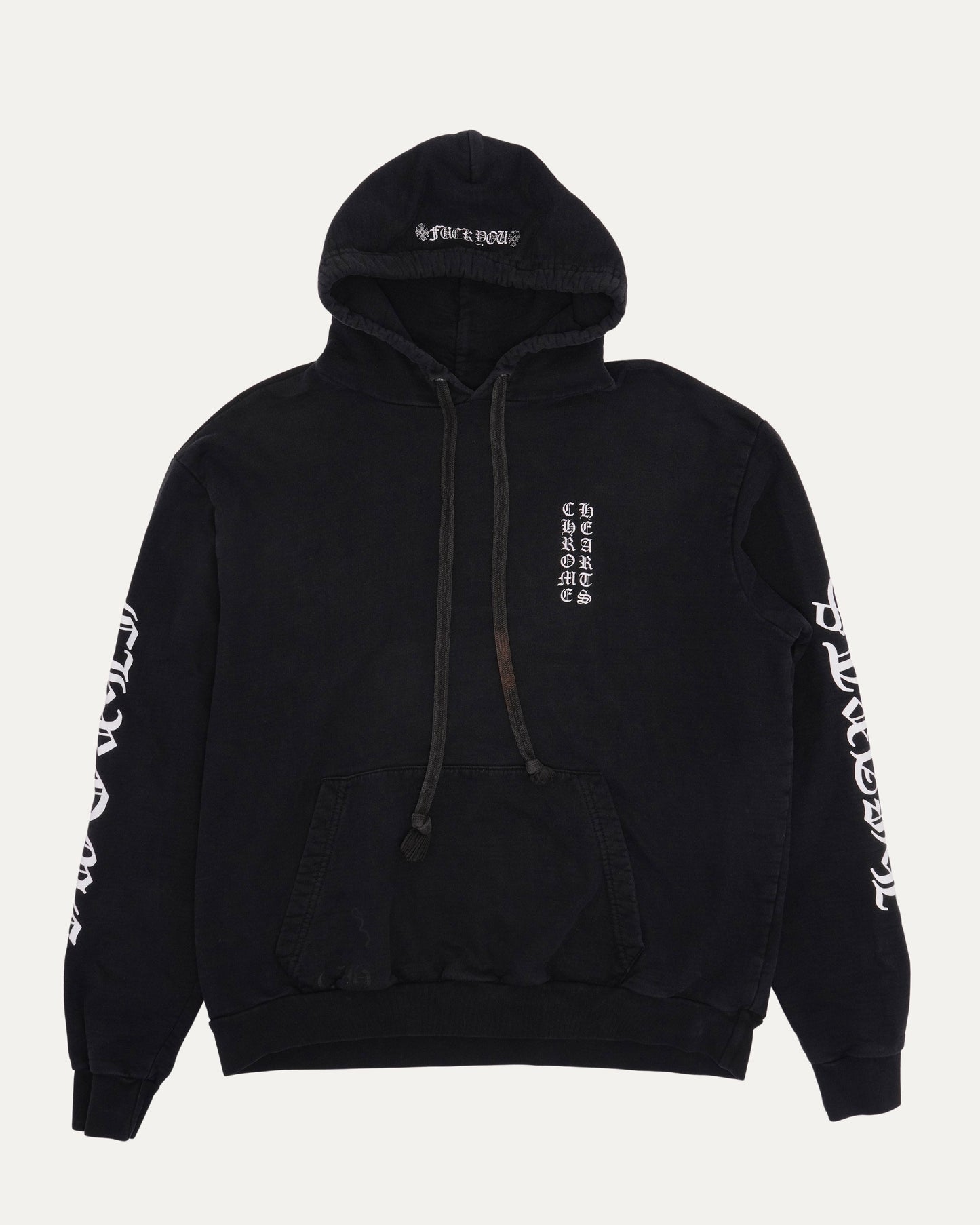Fuck You Vertical Logo Hoodie