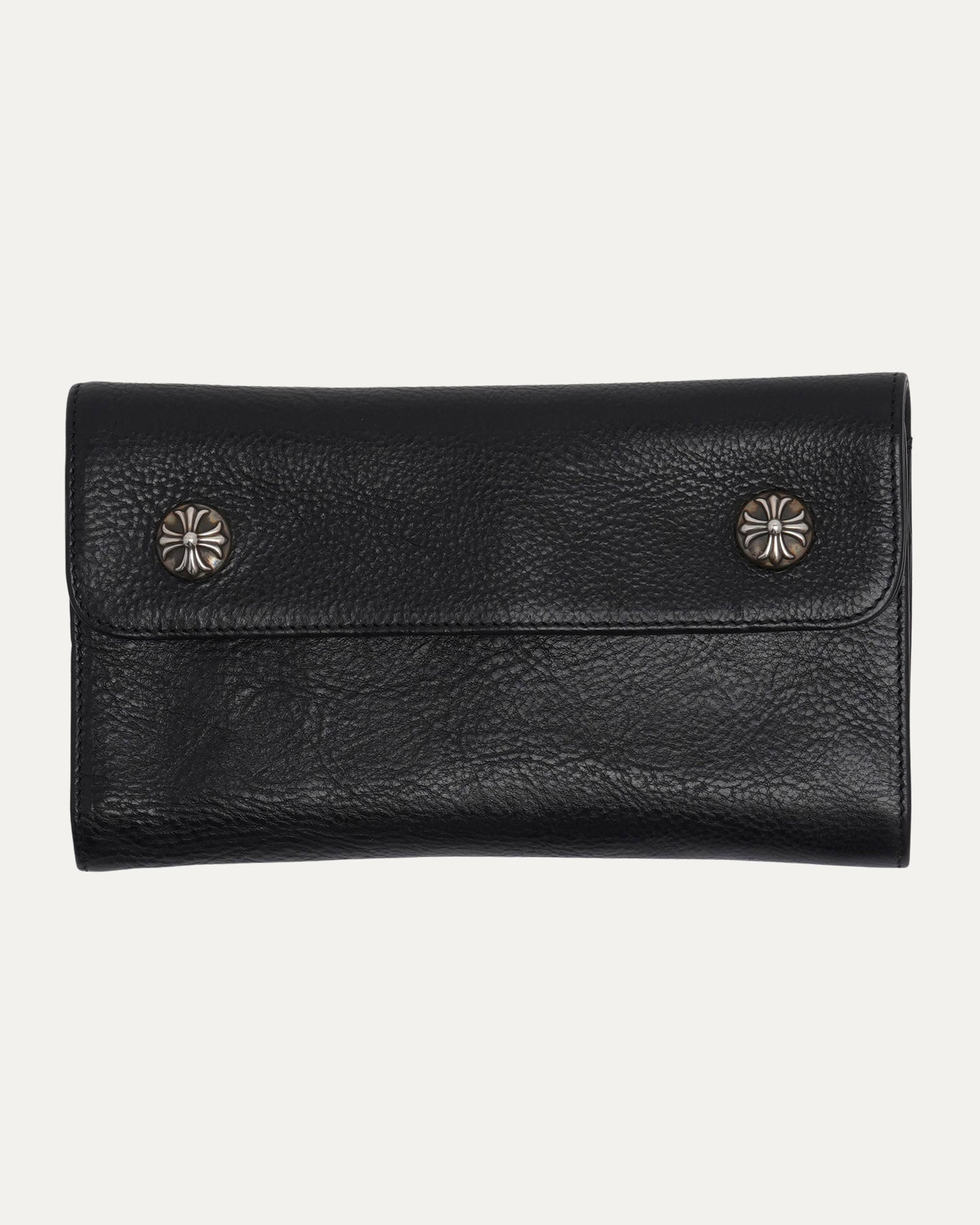 Leather Snap Wave Wallet