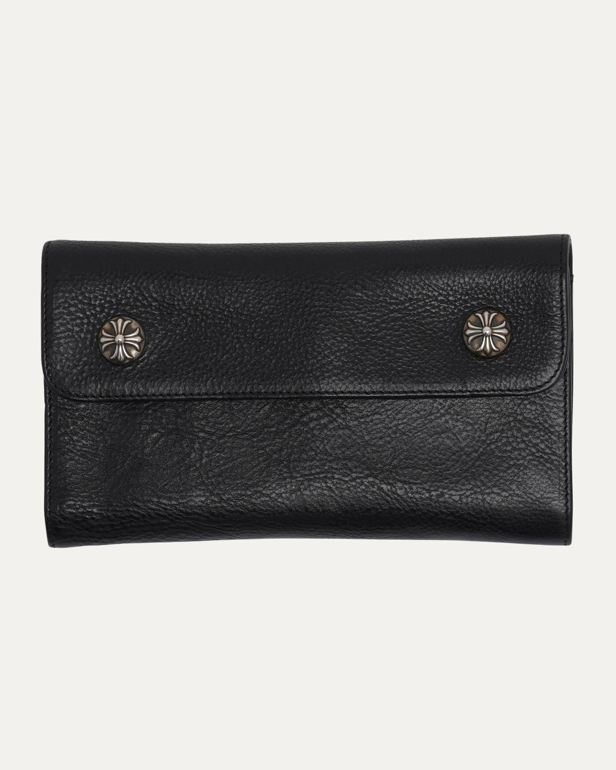 Leather Snap Wave Wallet