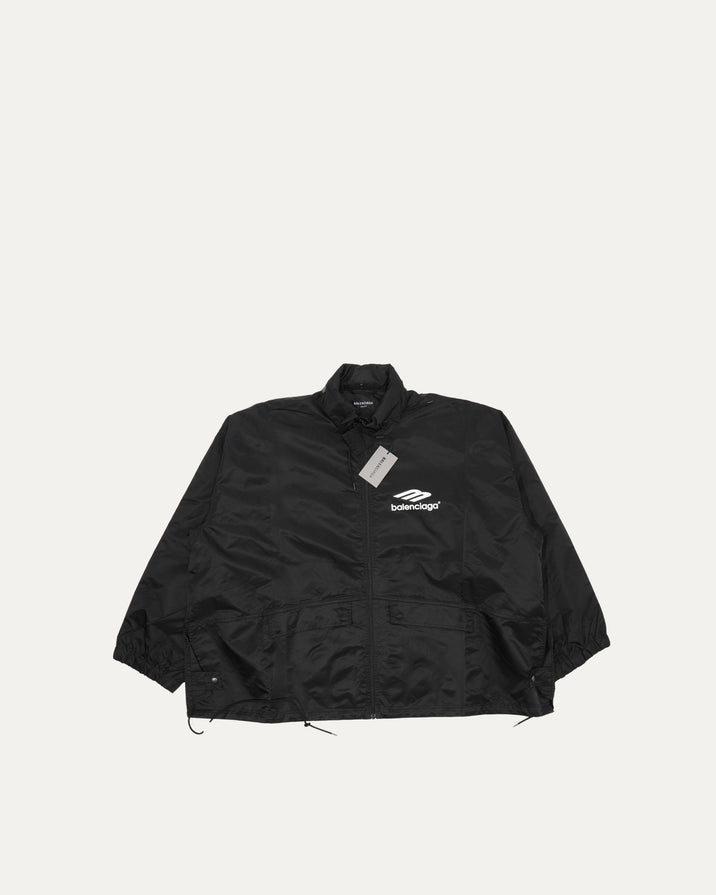 3B Sports Icon Pleated Hooded Jacket