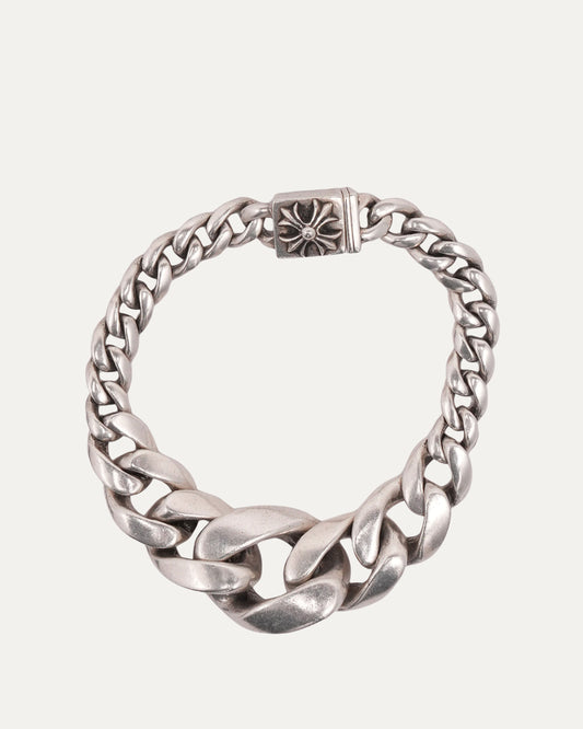 Tapered Cuban Link Box ID Bracelet