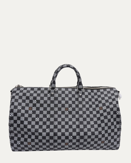 Distorted Damier Keepall Bandoulière 50