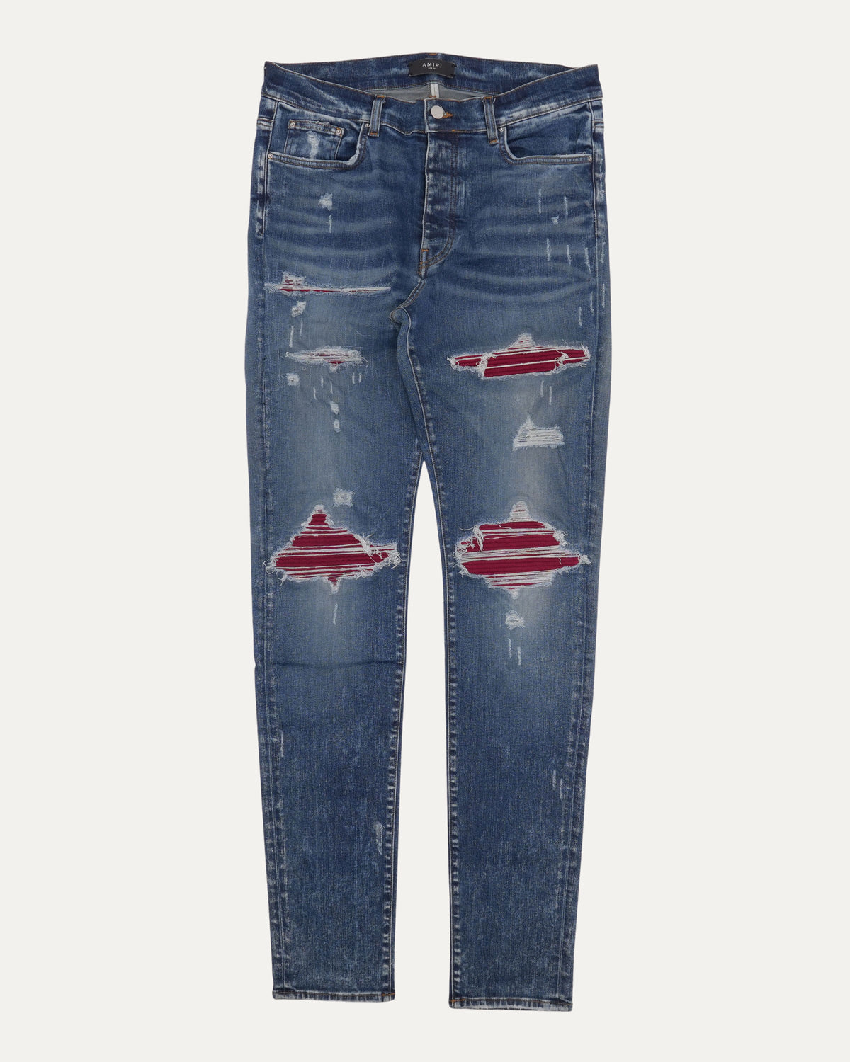 Repaired Distressed MX1 Jeans