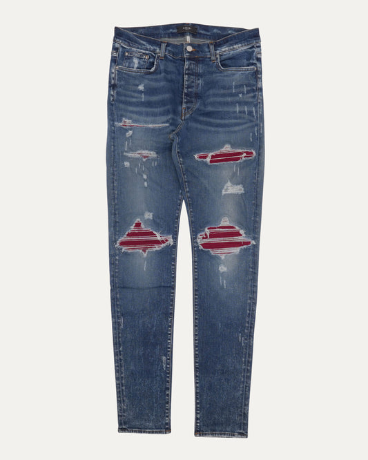 Repaired Distressed MX1 Jeans