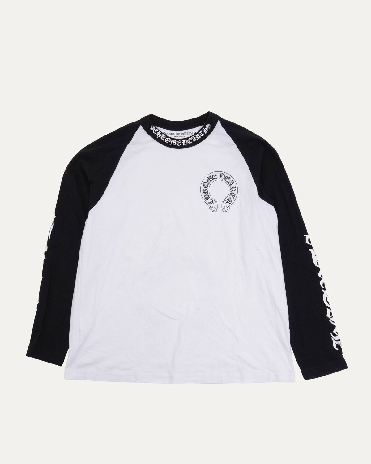 Horseshoe Logo Raglan Baseball T-Shirt