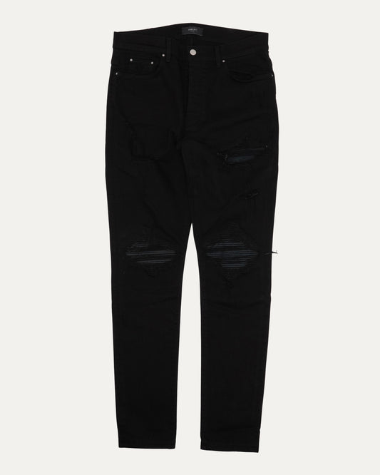 Repaired Distressed MX1 Jeans