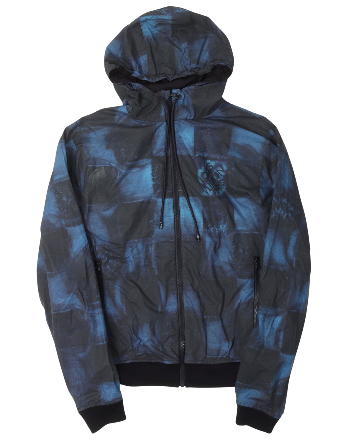 Blue Salt Damier Windbreaker