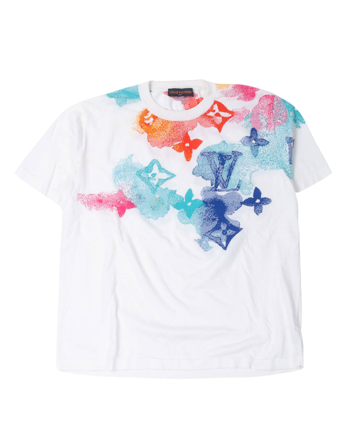 Watercolor Monogram Knit T-Shirt