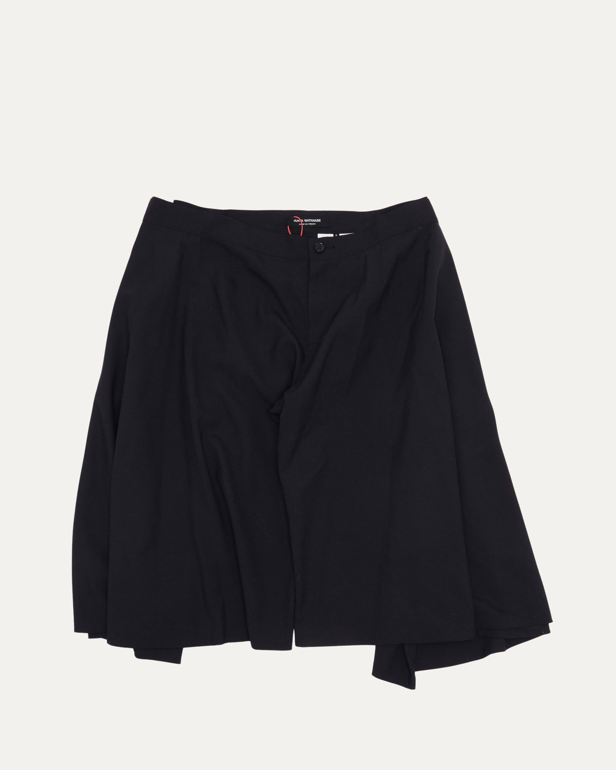 Junya Watanabe Belted Drape Shorts with Skirt Detail
