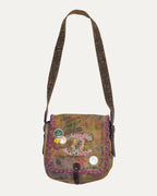 Washed Toile Graffiti On The Pavements Small Messenger Bag