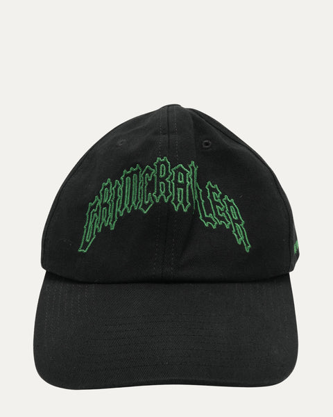 正規品 Raf Simons ss22 Grim Crawler Cap Raf Simons Black 'Grim Crawler' Cap Raf Simons