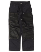 Leather Double Knee Nylon Carpenter Pants