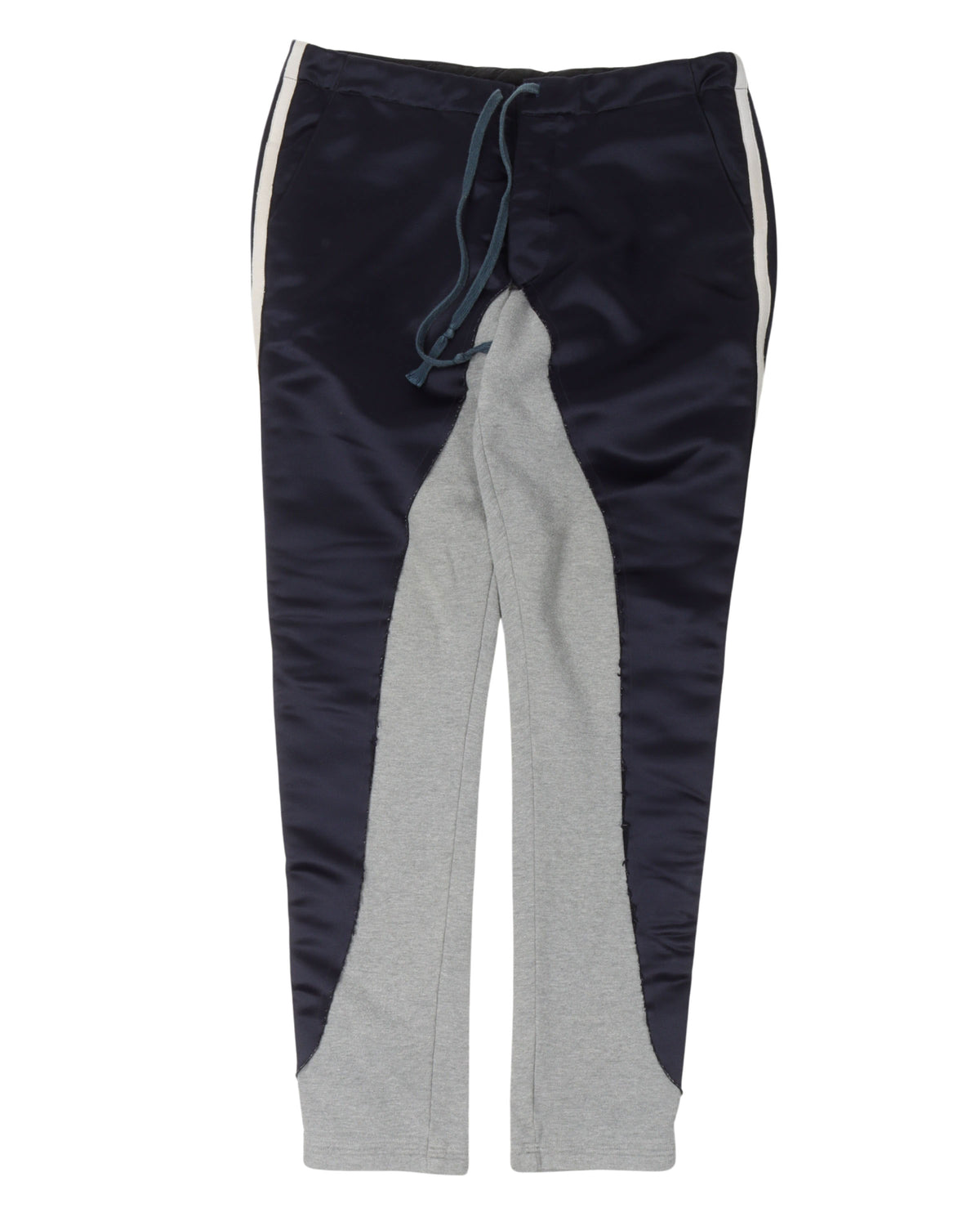 50/50 Navy Satin Terry Long Pant
