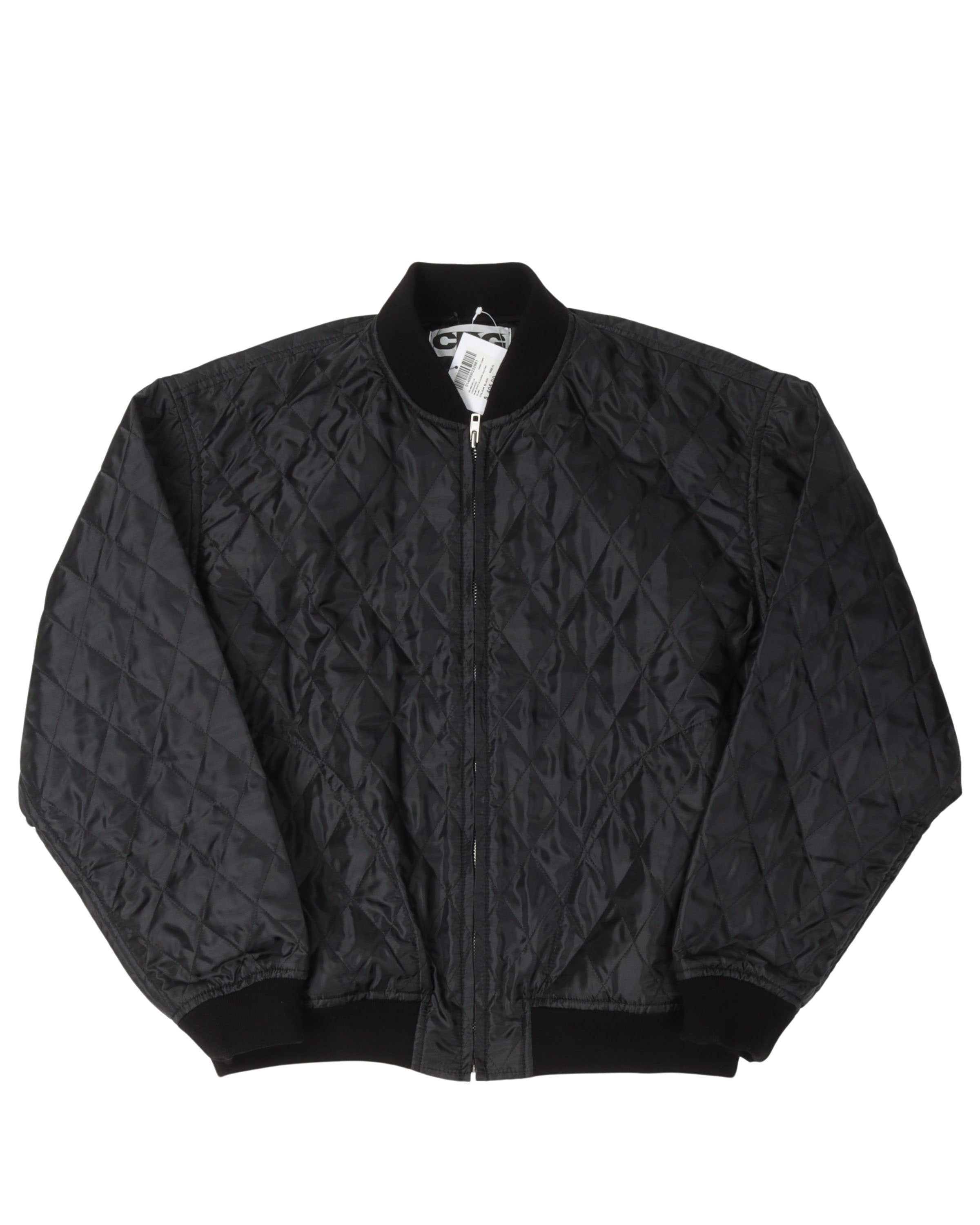 Quilted Staff Blouson Bomber Jacket