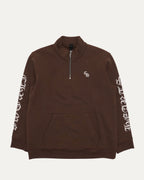 Slow Ride Embroidered Quarter Zip Sweatshirt