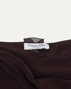 Galliano Era Silk Ruffle Skirt