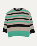 Mohair Blend Striped Sweater