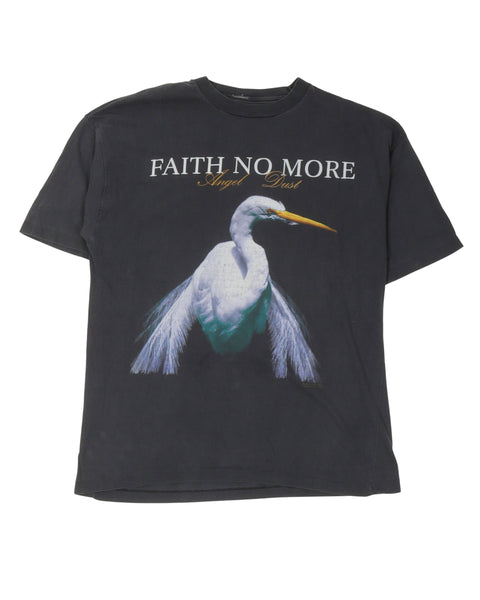 faith no more Tシャツ Vintage Faith No More Angel Dust Concert T Shirt 1992 Black