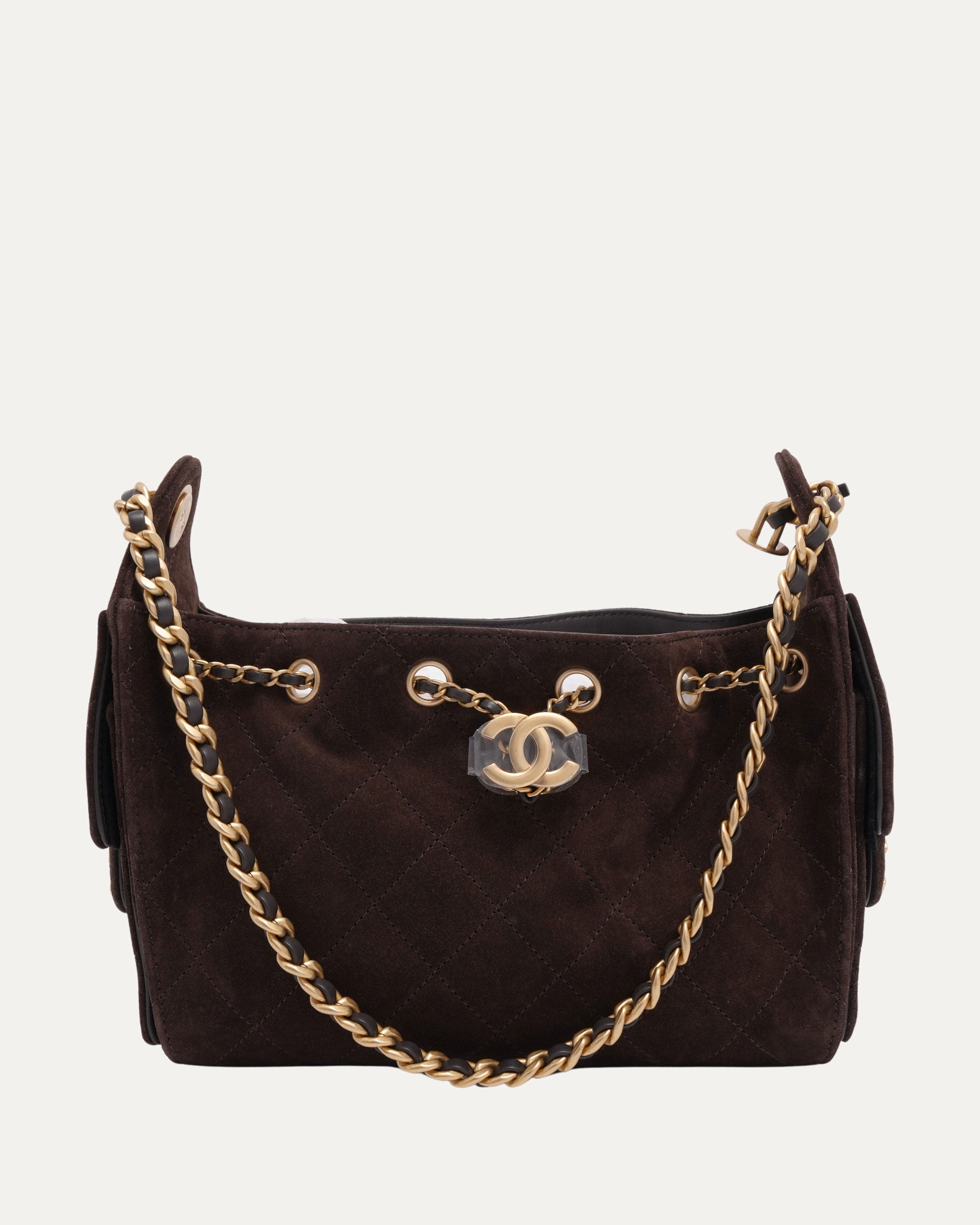 Chanel Suede Leather Quilted Mini 25 Hobo Bag – Justin Reed