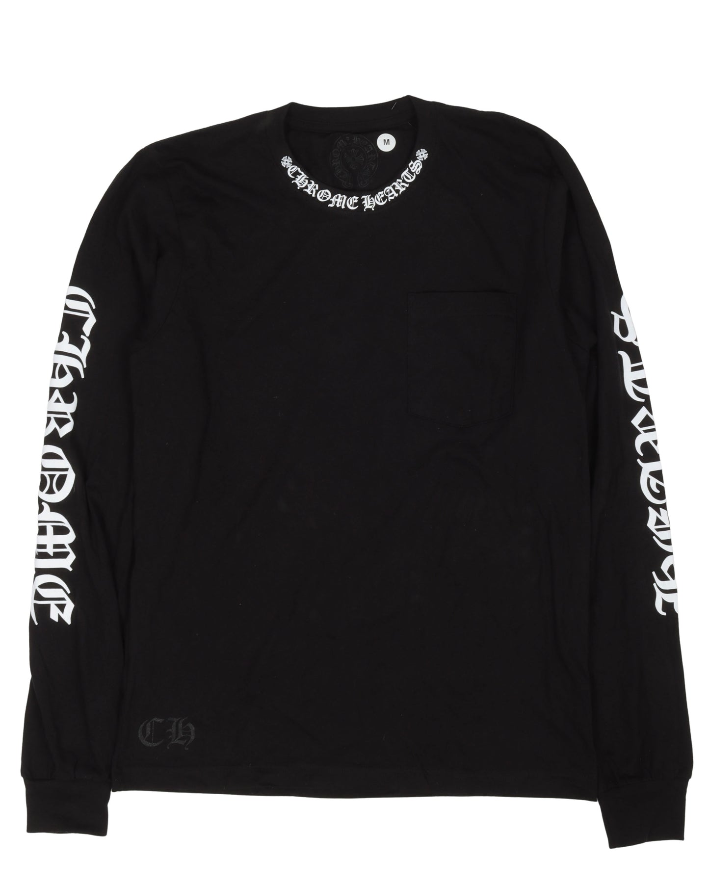 Neck Logo Long Sleeve T-Shirt