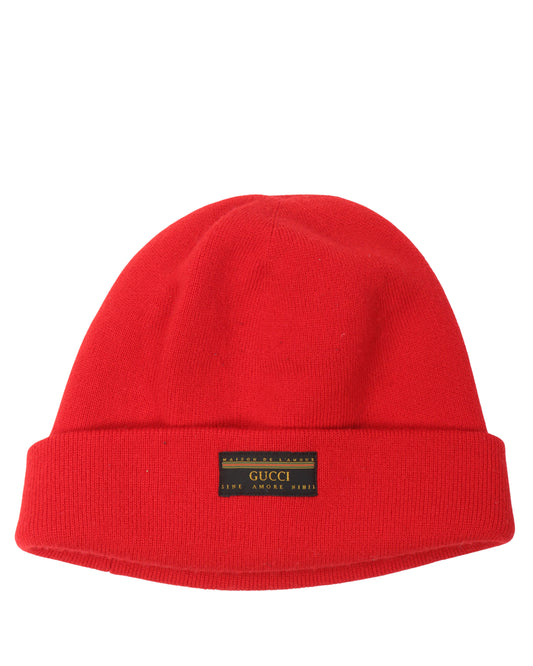 Maison de J'amour Patch Wool Beanie