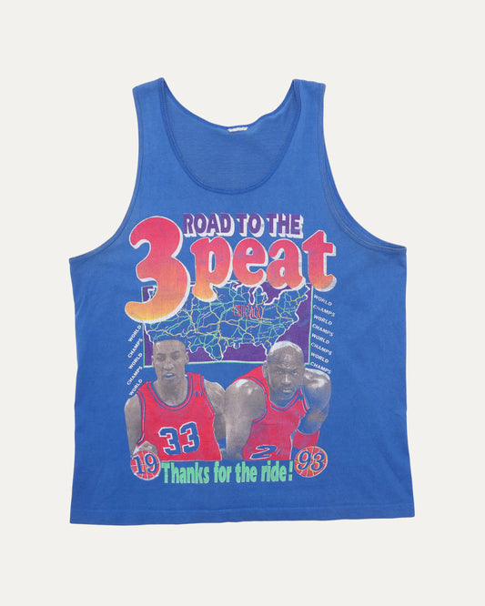 Chicago Bulls Road to the 3-Peat Tank Top