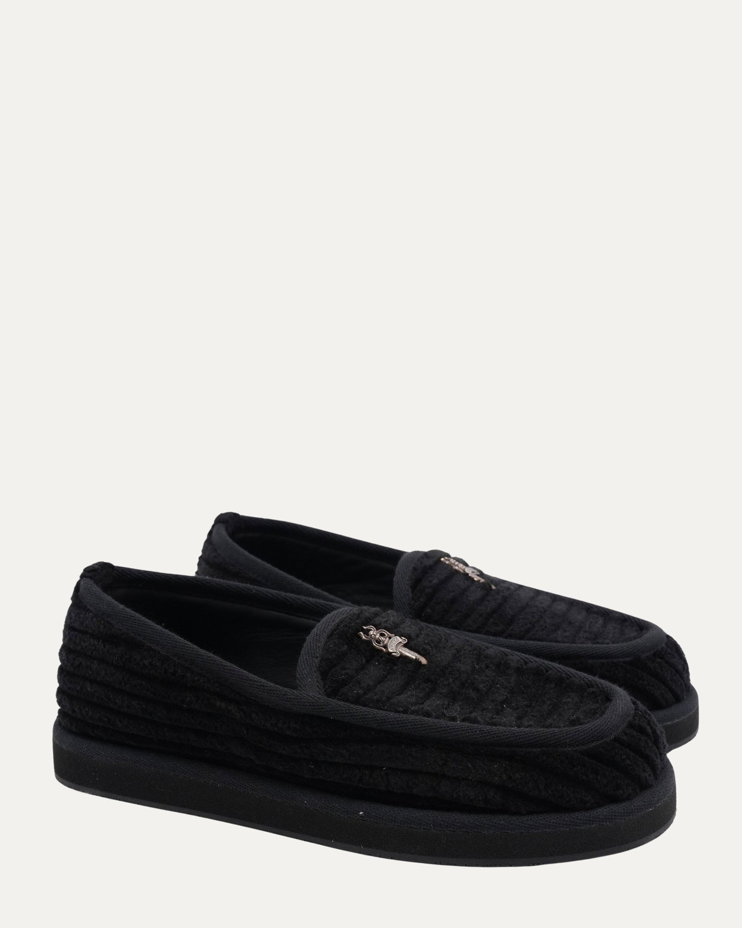 Dagger Embellished Heavy Cord House Shoes