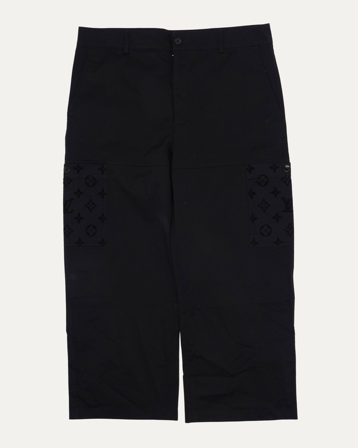 Flocked Cargo Pants